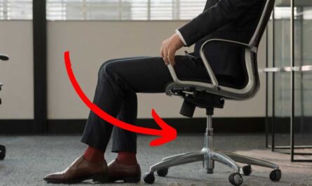 fix an office chair that leans forward