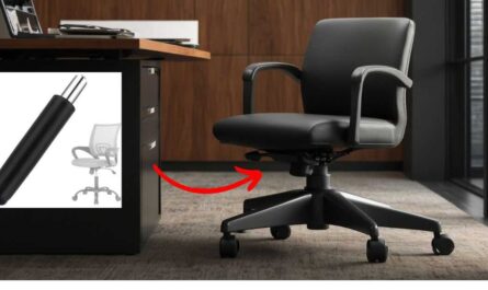 remove and replace gas cylinder of office chair