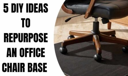 repurpose an office chair base